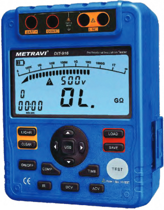 High voltage insulation tester