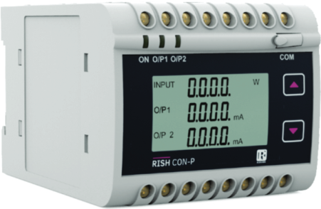 DIN rail mounted energy meter